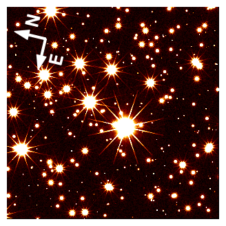 preview of Roman imagery, with compass rose showing orientation